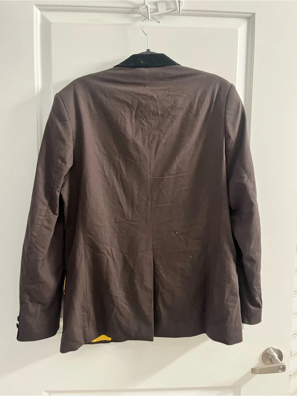 Brown tailored blazer